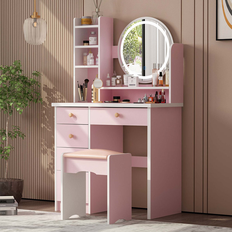 Willodine Vanity, Pink