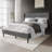 Contemporary Wingback Platform Bed-1148571733-1148571728