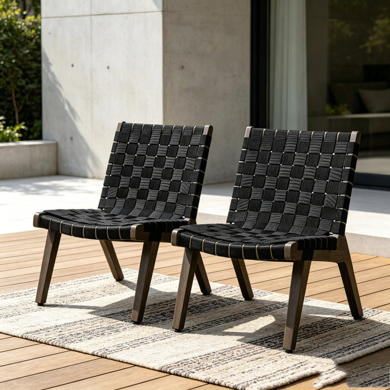 LOUNGE CHAIR, Black