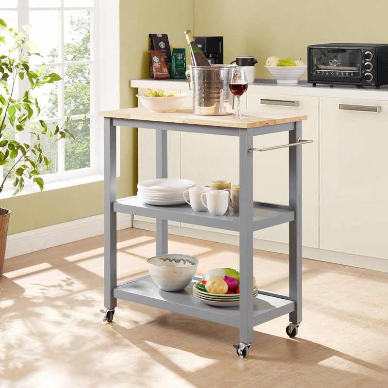 Murin Kitchen Cart, Gray