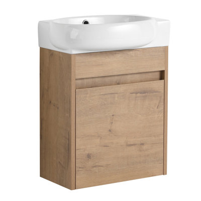 46 Base de meuble-lavabo simple mural 16,8 po 46 seulement