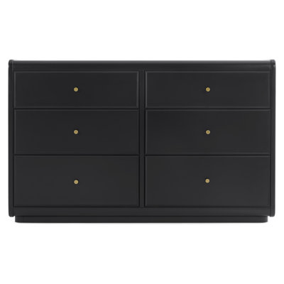 Aspen 6 Drawer Dresser, With Textured Oat