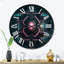 Horloge murale abstraite-93383173