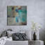 «Teal and Aqua Reflections 3» par Silvia Vassileva, art mural