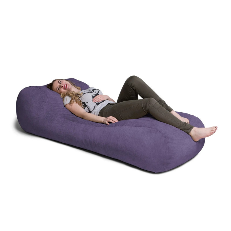 Fauteuil à billes profilé avec méridienne ergonomique inclinable pour la détente et la détente à l'intérieur