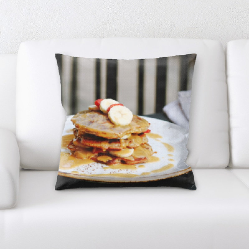 Microsuede Reversible Throw Pillow