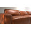 Cambria - Canapé moderne en cuir cognac
