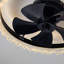 Ventilateur de plafond encastré 5 lumières Gurrola-647473213