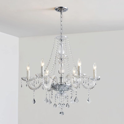 Transparent Crystal Ceiling Lamp Pendant Light