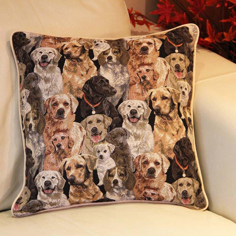 Housse de coussin Labrador