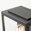 Matte Black 23cm H Outdoor Sconce