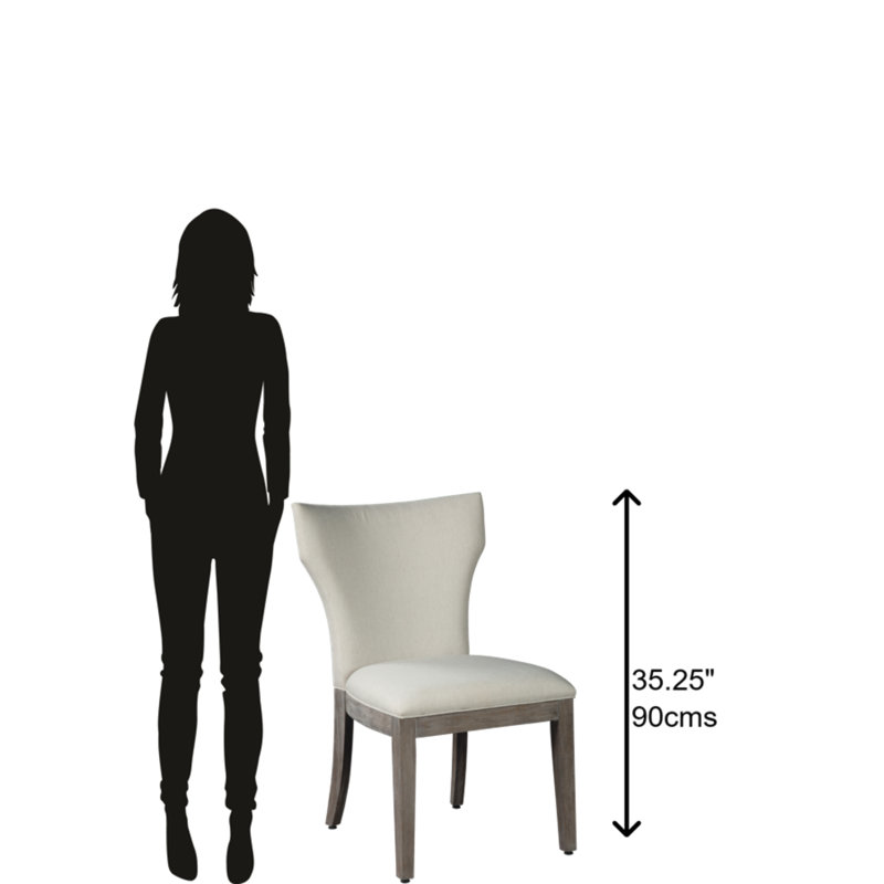 Diyaa 19'' H Linen Upholstered Side Chair