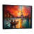 Black Floater Framed