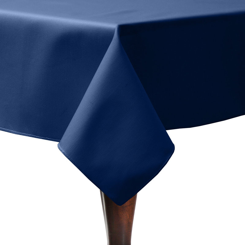Jasmin Rectangular Tablecloth, Navy, 1, 108" x 60"