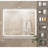 40 X 32 Rectangular Framed Dimmable Anti-Fod LED Wall Bathroom Vanity Mirror Lighted Mirror-610423613