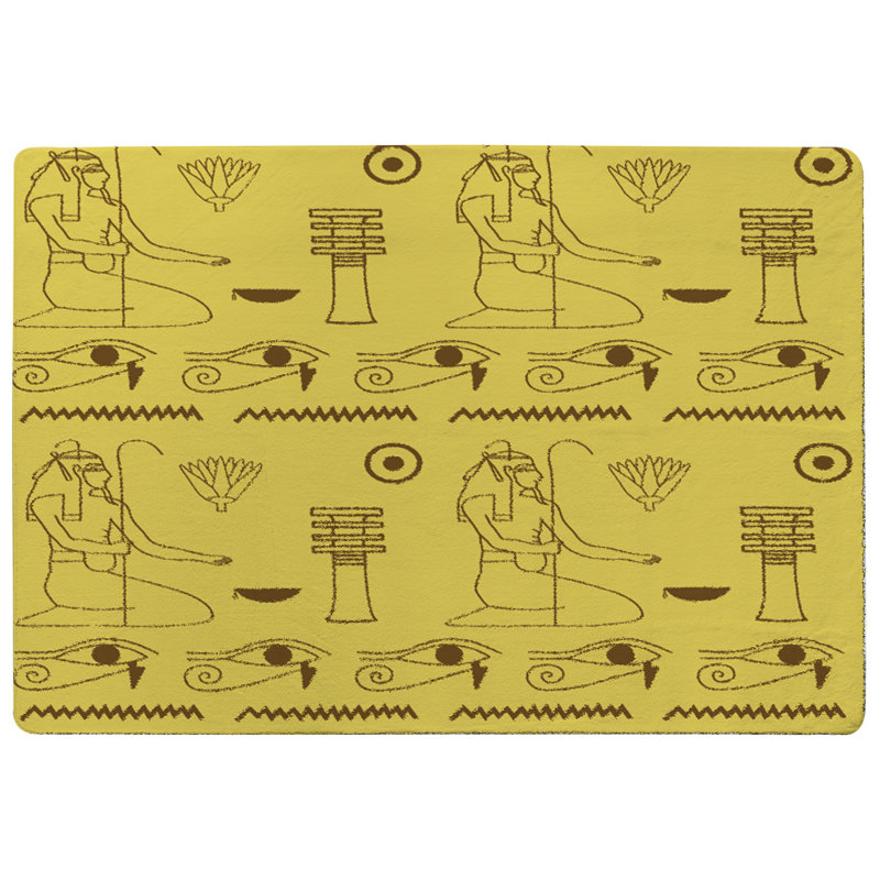 Ordway Shag Area Rug, Rectangle 60 x 110cm