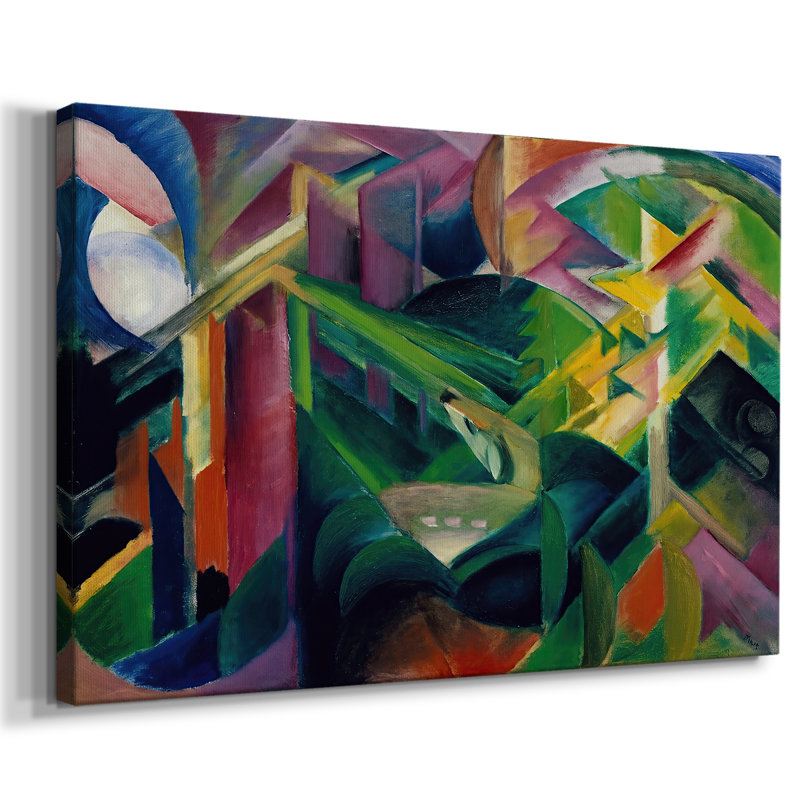 Foxes (Füchse)-Franz Marc-Gallery Wrapped Canvas-1913, 24x36