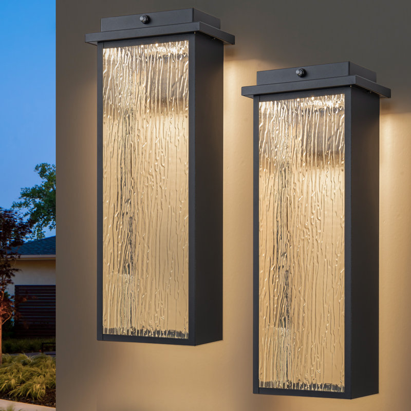 Hunnewell Iron LED Wall Light, 20" H x 8" W x 5.75" D
