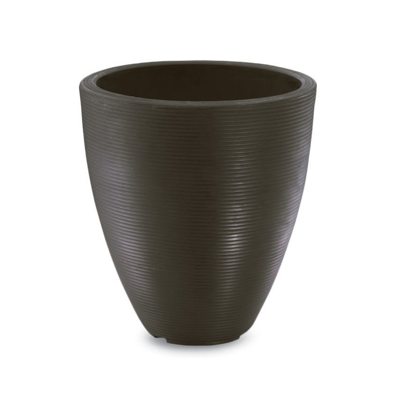 Delano Modern Tall Planter, Old Bronze