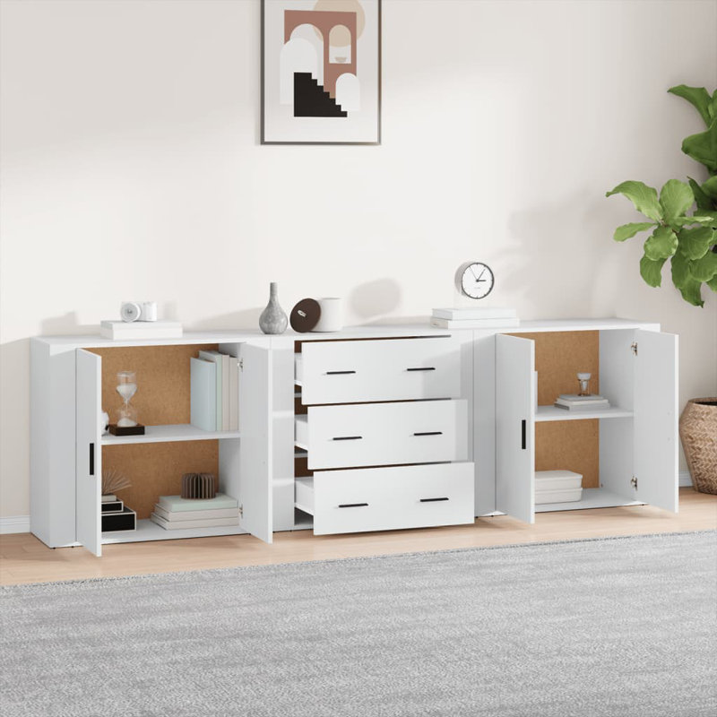 Mazon Display Cabinet, White