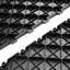 Carreaux de garage à emboîtement, 12 x 12 x 0,53 pouces, paquet de 50 carreaux de revêtement de garage, carreaux de garage antidérapants à texture double face, pour garages, sous-sols, ateliers de réparation, noir