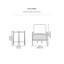 Pablo Solid Wood End Table with 2-Tier Storage