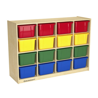 Mobile Compartment Cubby with Bins