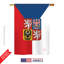 Double Sided Polyester House Flag-18886576