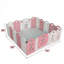 Parc pliable pour enfants, composé de 16 panneaux + 2, de forme configurable, équipé d'une barrière de sécurité, fini en rose et blanc