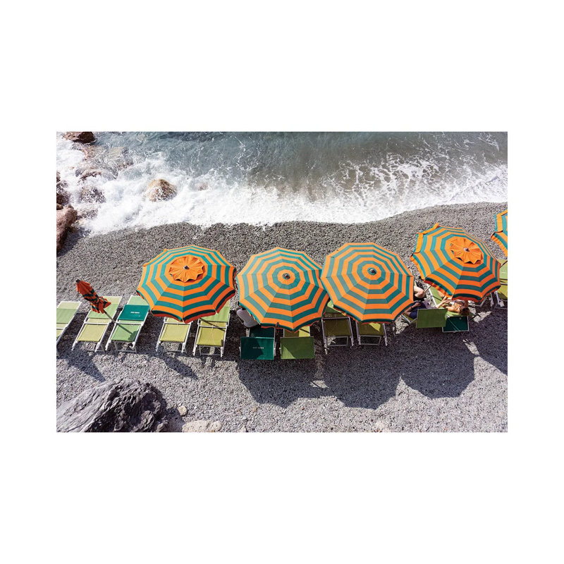 Monterosso - Beach I by Zoe Schumacher - Wrapped Canvas Print, 101.6 cm H x 66.04 cm W x 3.175 cm D
