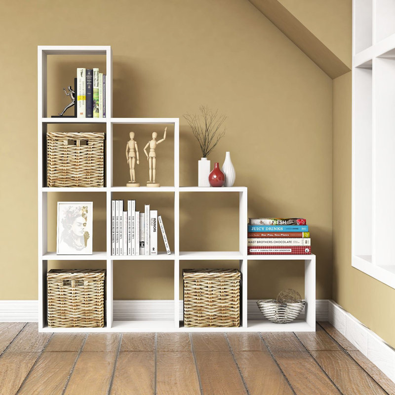 Bibliothèque décorative moderne H 48,7 "x l 47,2" Modern