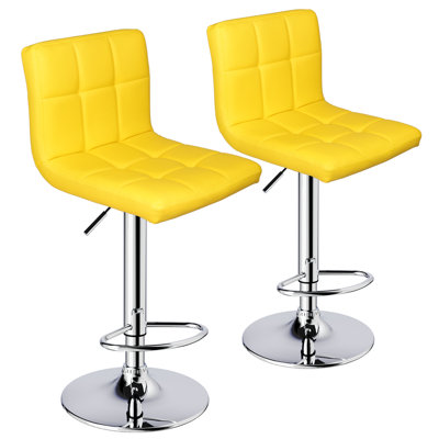 Adjustable 360 Degree Swivel Bar Stool