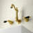 Kingston Brass Duchess Two-Handle Wall Mount Bathroom Faucet-48381127