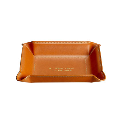 Leather Catchall Tray