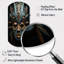 Masque africain tribal africain Dogon - horloge murale cylindrique en métal, horloge murale asymétrique-105569280