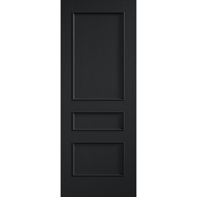 Toledo Internal Door, 68.6cm x 198.1cm, Black