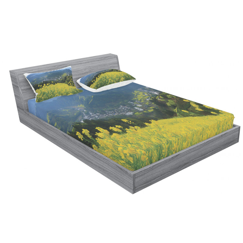 Nature Microfiber Sheet Set, Full Sheet Set + Fitted Sheet + 2 Pillowcases