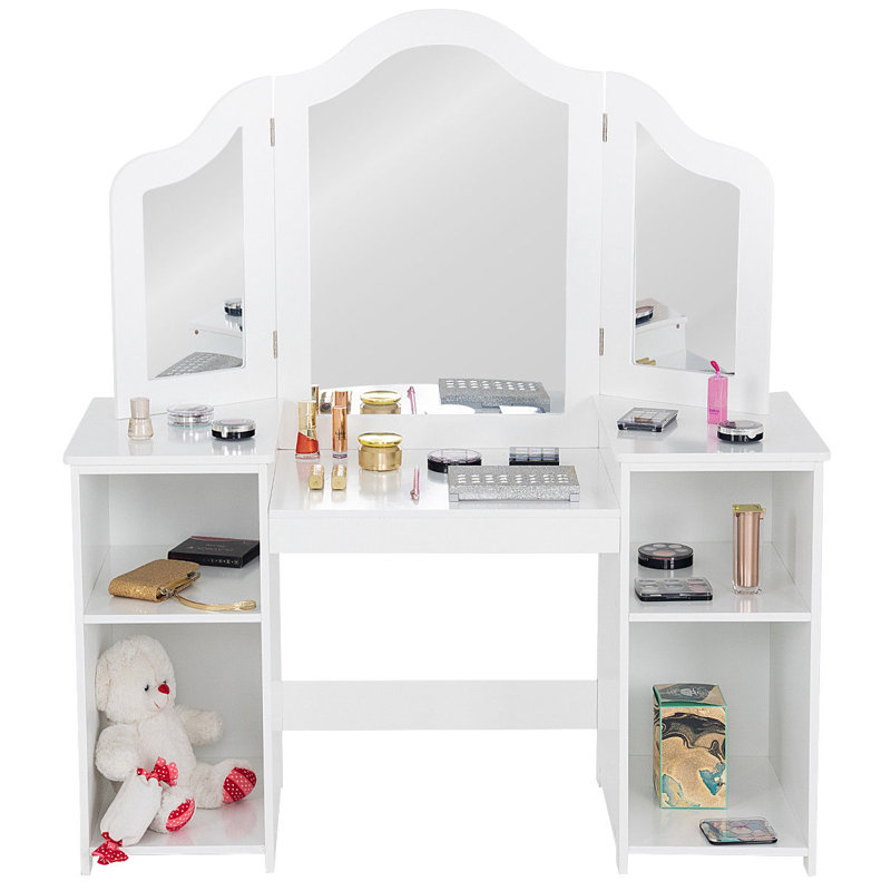 Clearview Vanity with Mirror, White