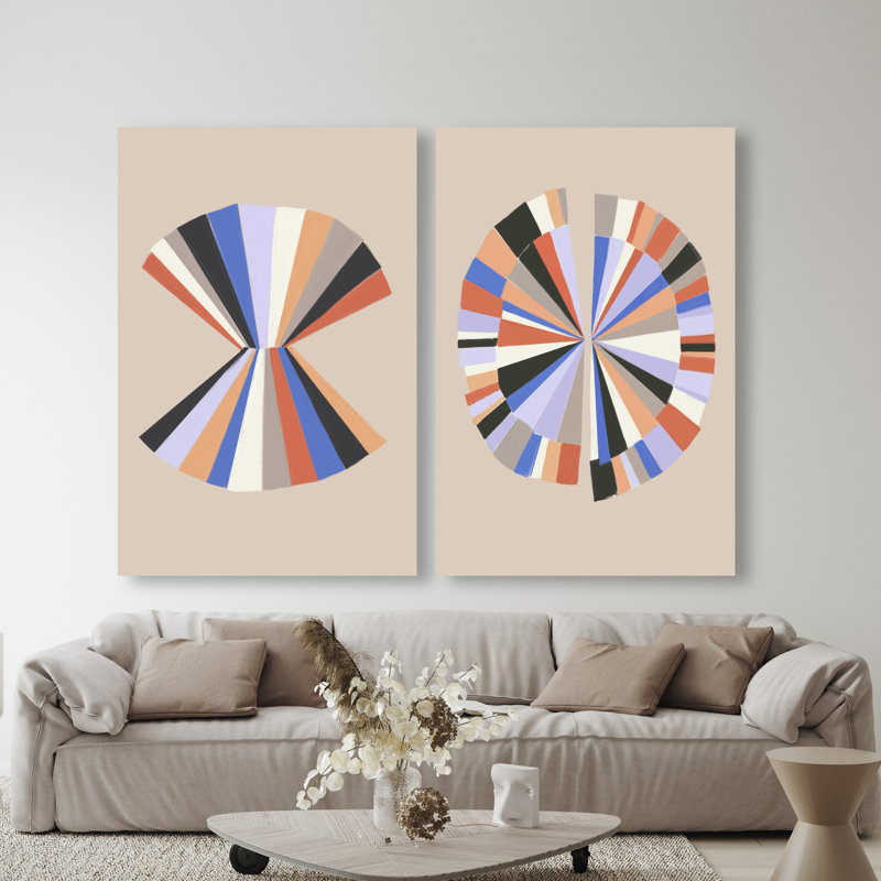 Minimally Perfect Set Set by Oliver Gal, 36"H x 54"W, Gallery Wrapped
