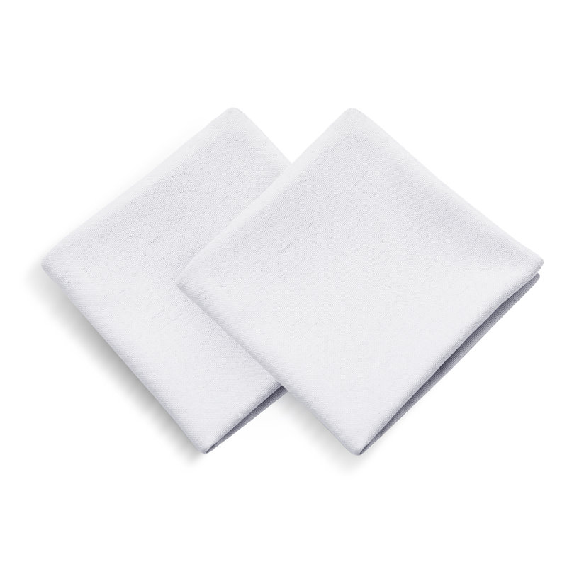 Cynne Square Throw Pillow Cover, White, 65cm H x 65cm W x 1cm D