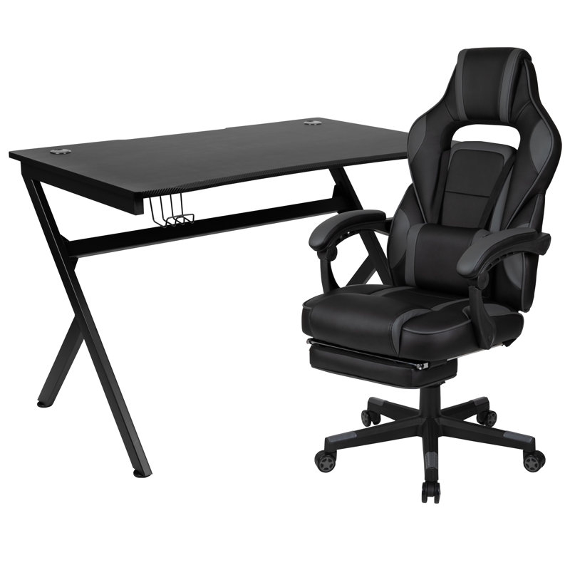Bridesdale 2 Piece Writing Desk Office Set