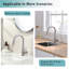 Robinets de cuisine de robinet d'évier avec douchette rétractable, robinet de préparation de mini-bar pour salle de bain