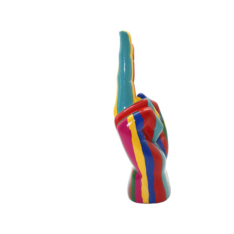 Lark Manor™ Plus Jumbo Xxl Graffiti Peace Sign Tabletop - 11" Tall