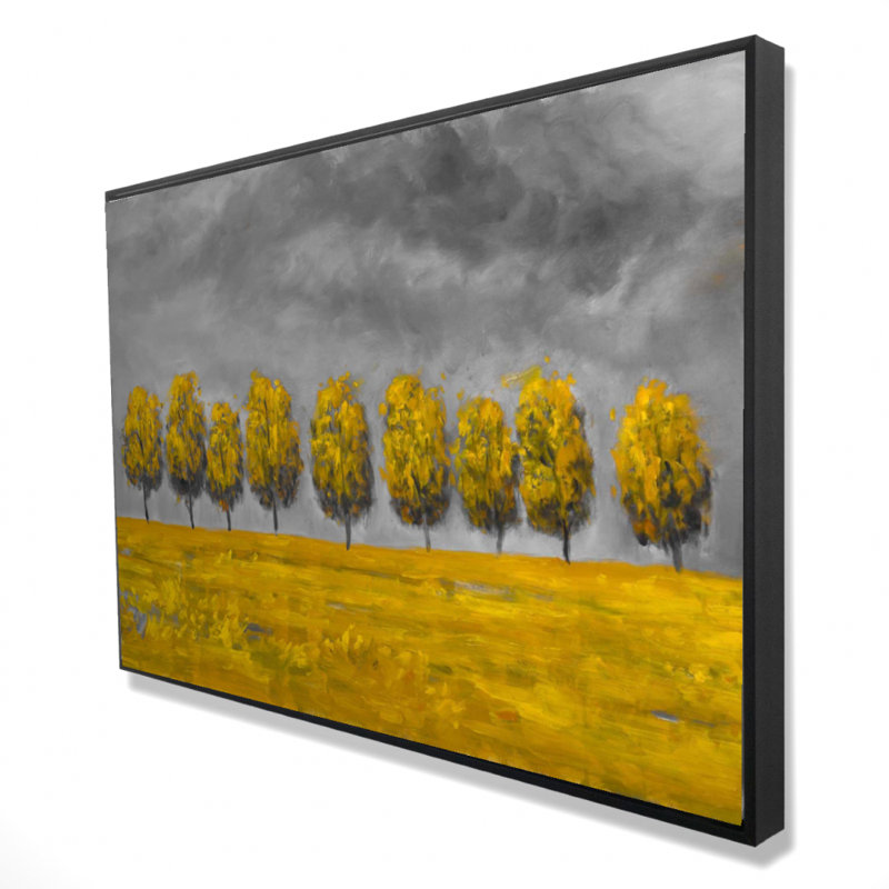 " Trees In A Field "
