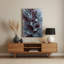 "Abstract Florals 21", art mural en métal gris-400303428