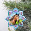 Grande décoration de cheval de Noël