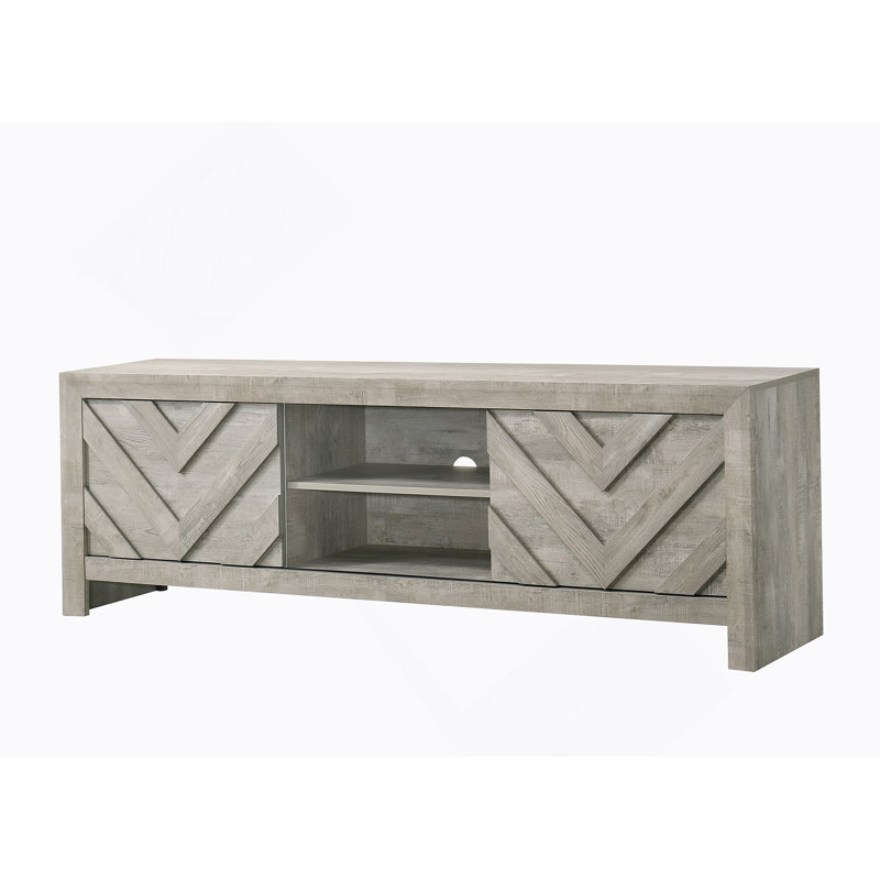 Meuble télé 1pc, Gris clair