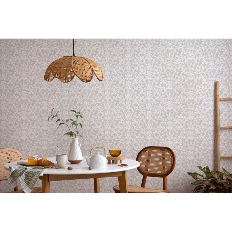 Nomad Snapdragon 10' L x 24" W Wallpaper Tile, Navy Blue, Premium Paper