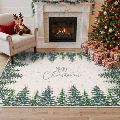 Tapis d'intérieur lavable Christmas Tree