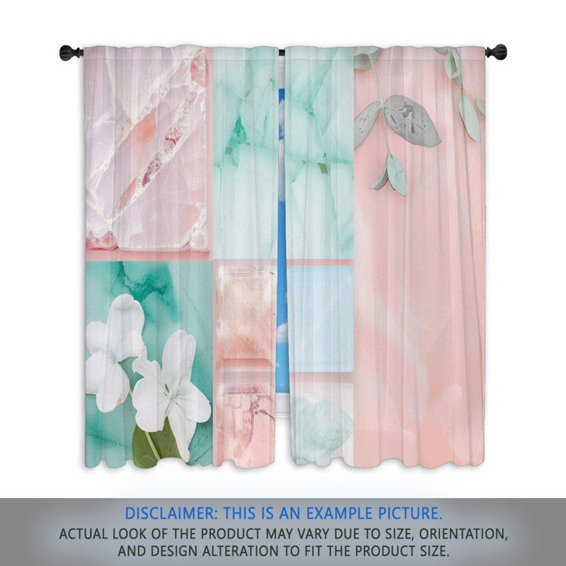 Paire de rideaux obscurcissant en polyester Albesa, L 40 po x L 82 po